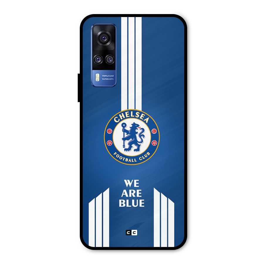 We Are Blue Metal Back Case for Vivo Y31