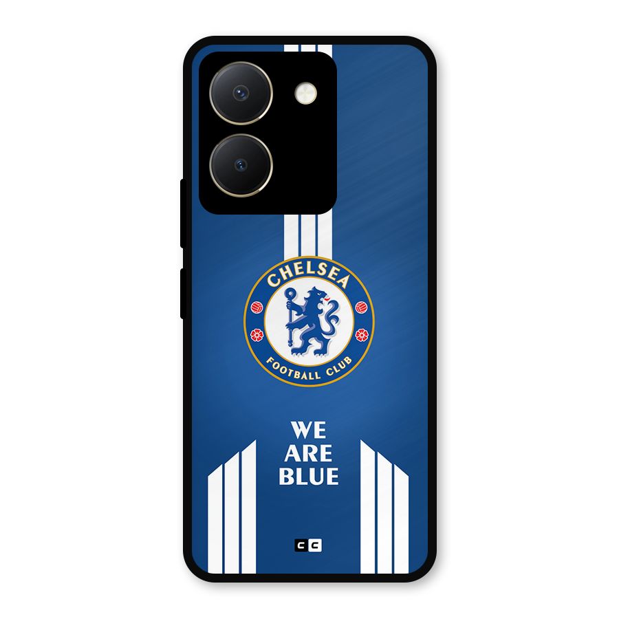 We Are Blue Metal Back Case for Vivo Y36