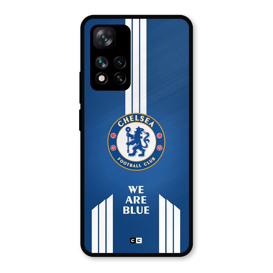 We Are Blue Metal Back Case for Xiaomi 11i Hypercharge 5G