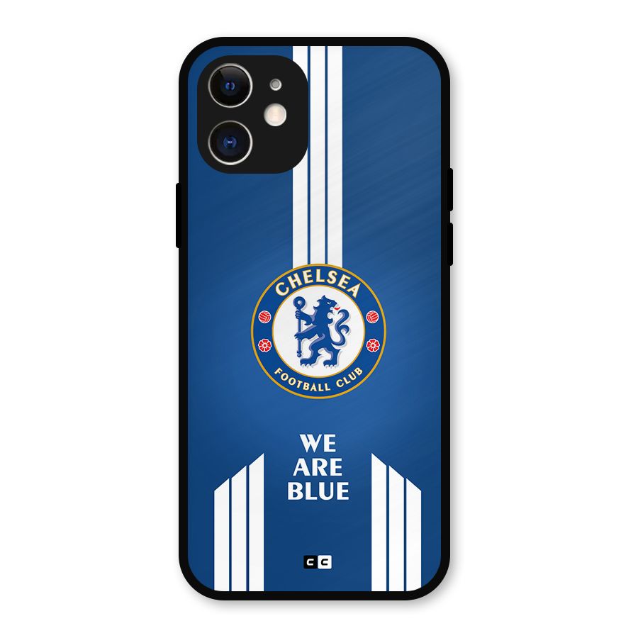 We Are Blue Metal Back Case for iPhone 12