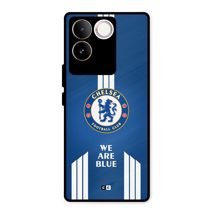 We Are Blue Metal Back Case for iQOO Z7 Pro