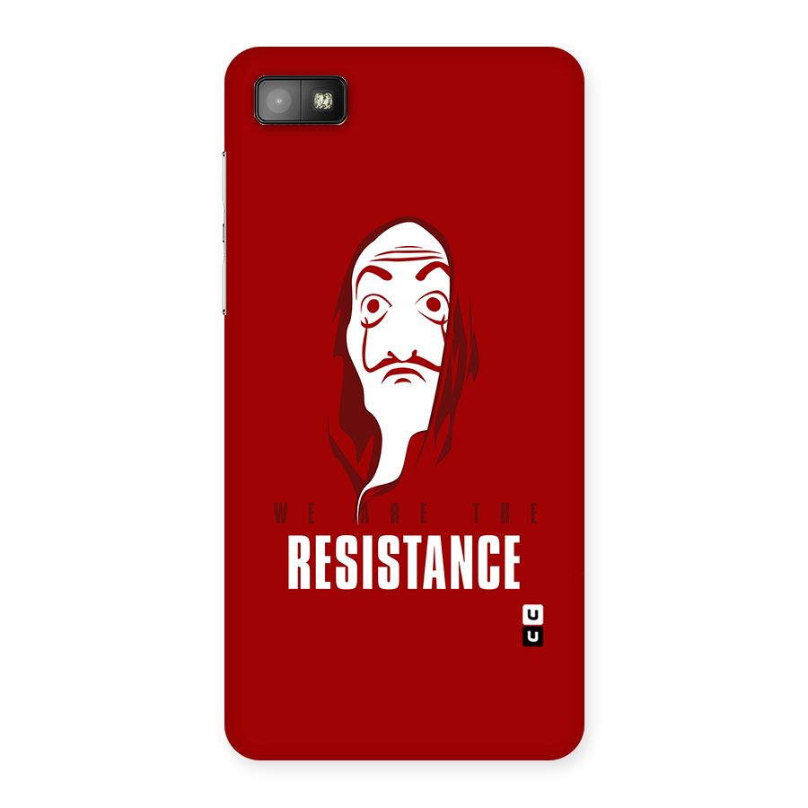 We Are Resistance Back Case for Blackberry Z10