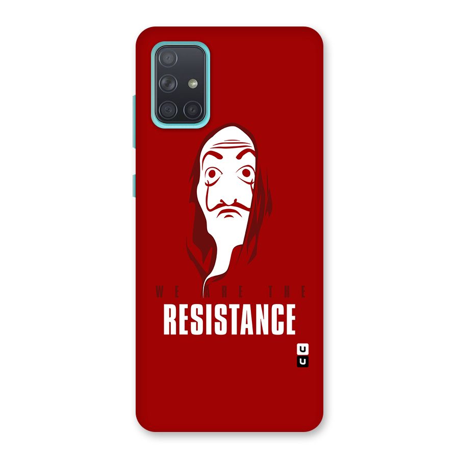 We Are Resistance Back Case for Galaxy A71