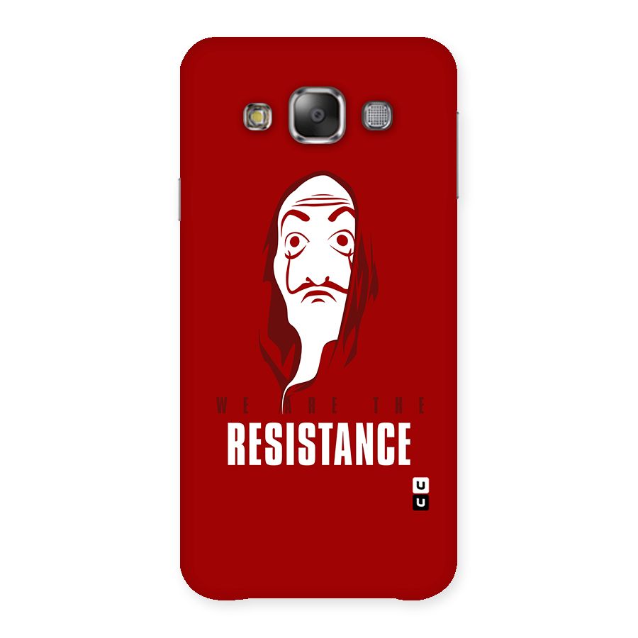 We Are Resistance Back Case for Galaxy E7