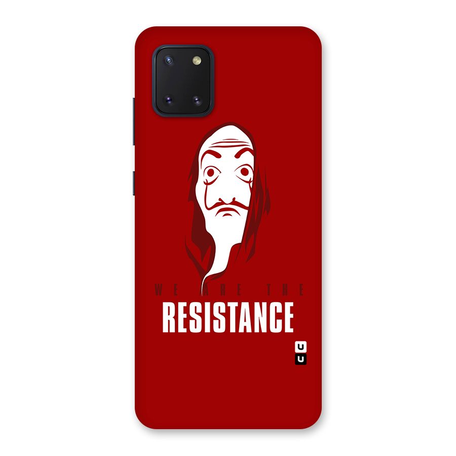 We Are Resistance Back Case for Galaxy Note 10 Lite