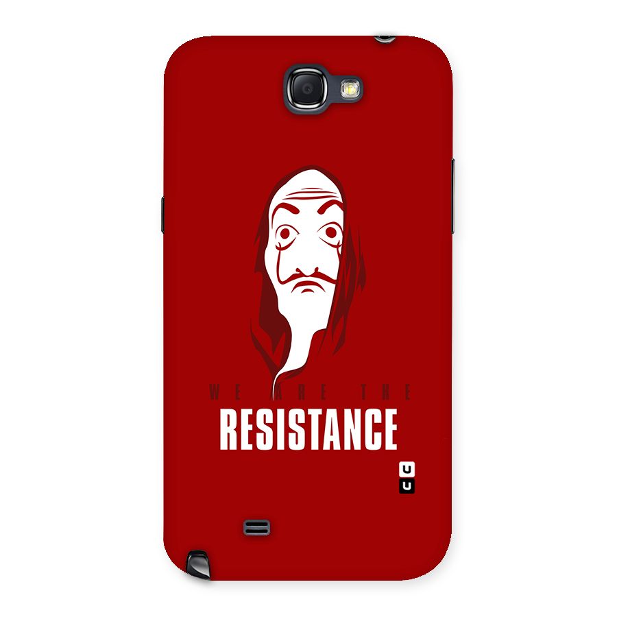 We Are Resistance Back Case for Galaxy Note 2