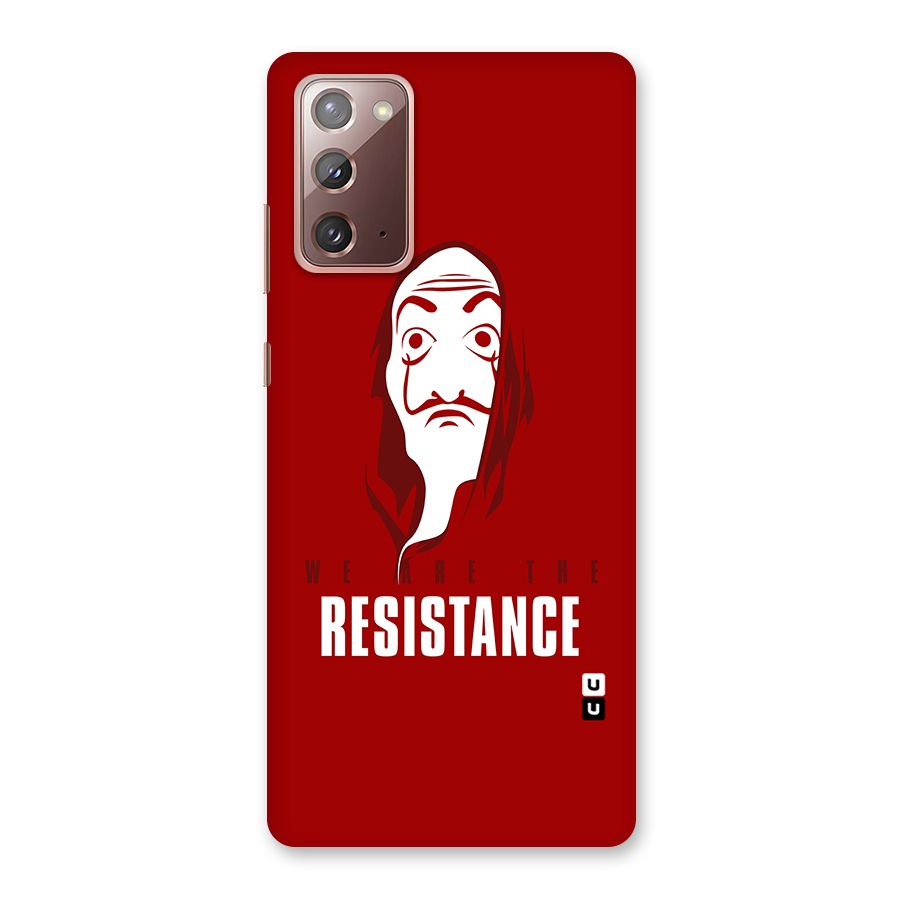 We Are Resistance Back Case for Galaxy Note 20