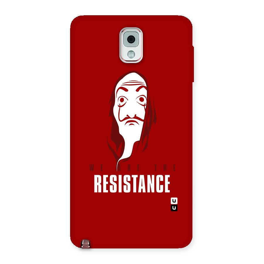 We Are Resistance Back Case for Galaxy Note 3