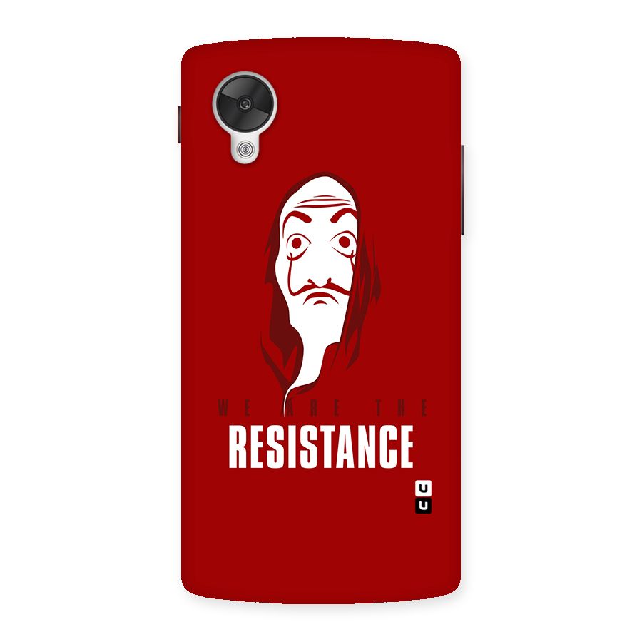 We Are Resistance Back Case for Google Nexsus 5