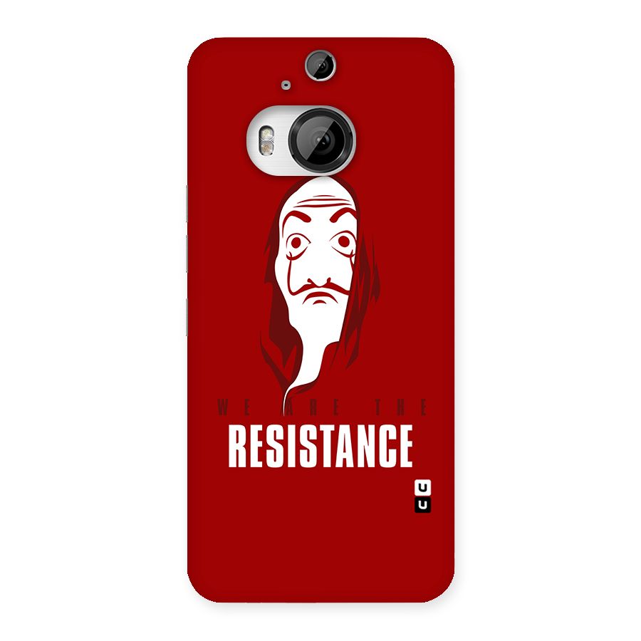 We Are Resistance Back Case for HTC One M9 Plus