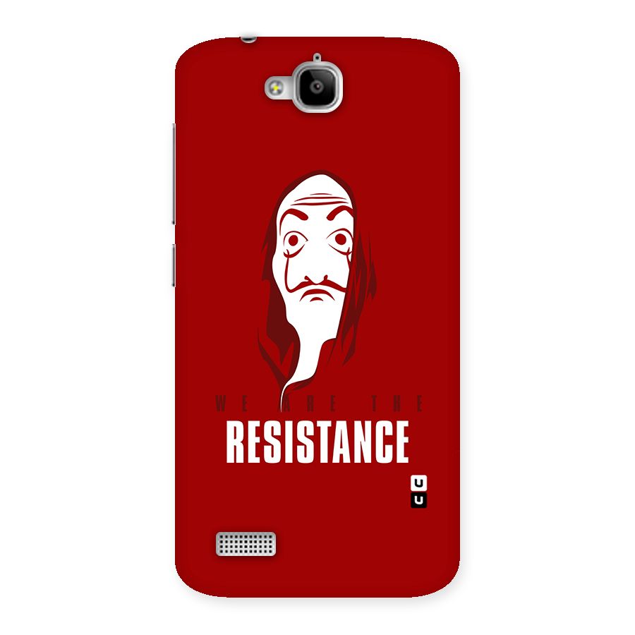We Are Resistance Back Case for Honor Holly
