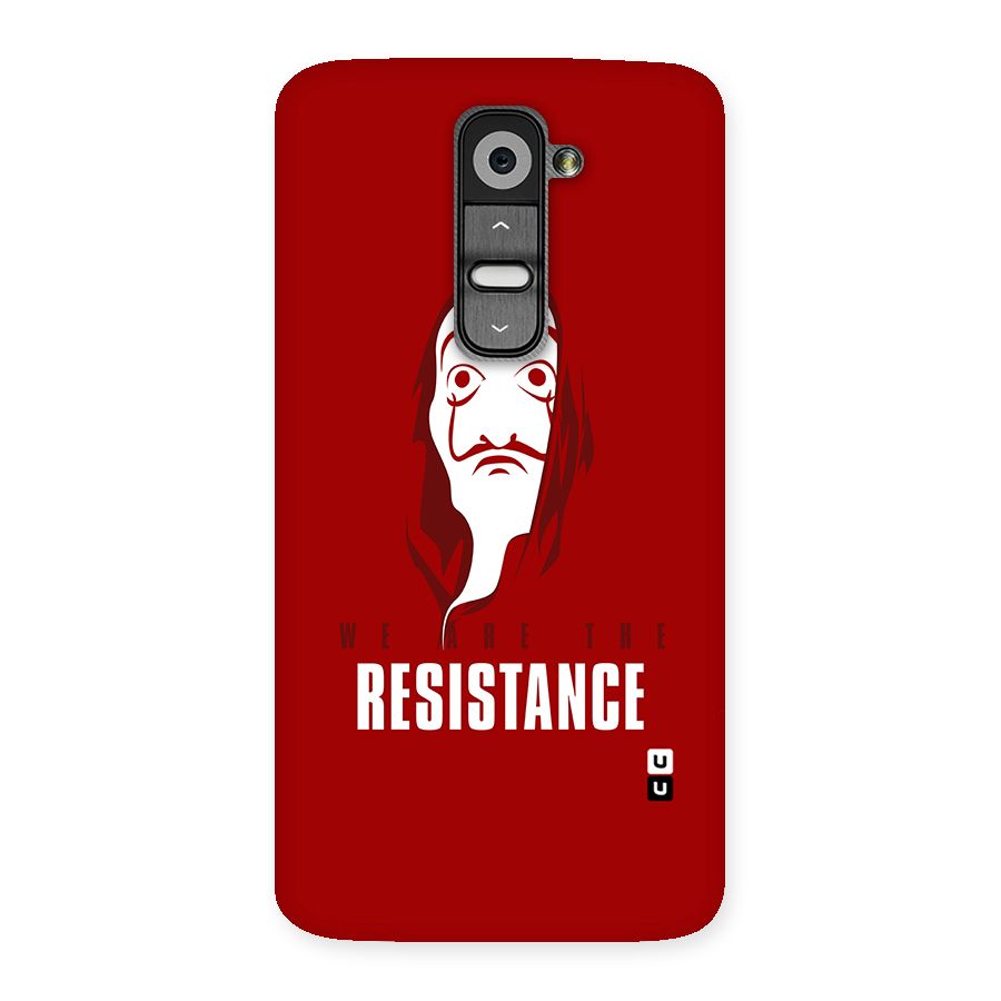 We Are Resistance Back Case for LG G2