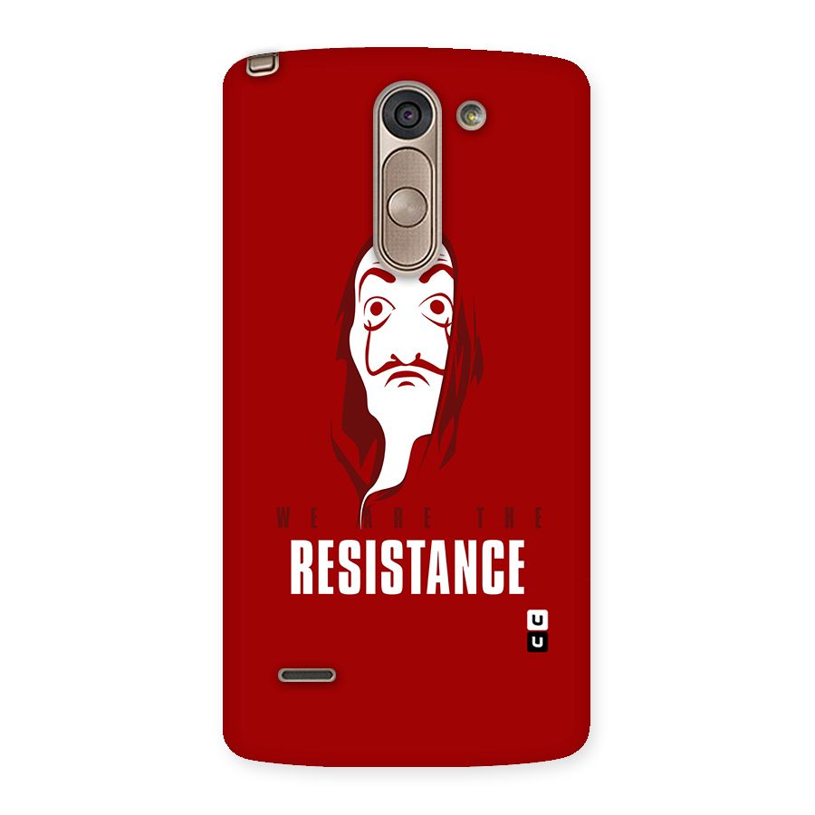 We Are Resistance Back Case for LG G3 Stylus