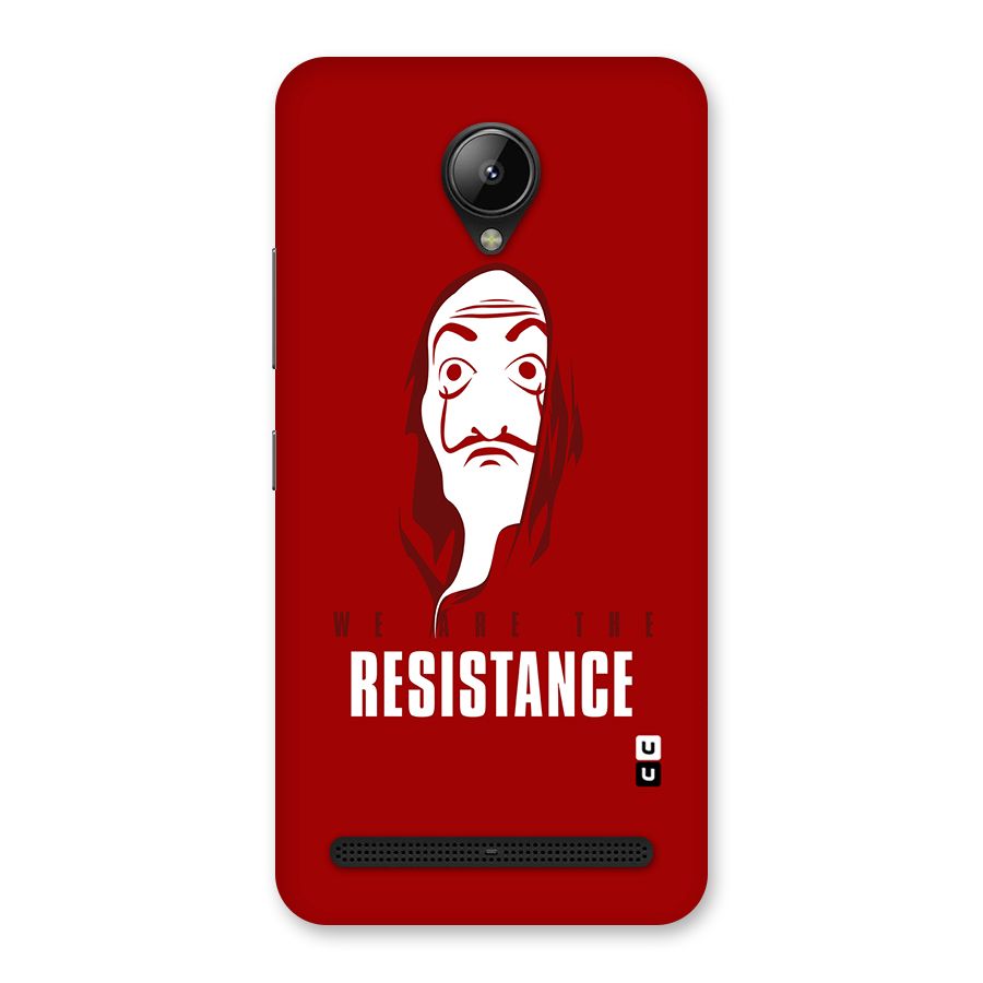 We Are Resistance Back Case for Lenovo C2