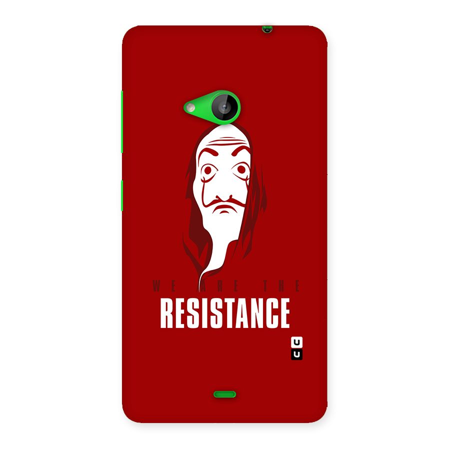 We Are Resistance Back Case for Lumia 535