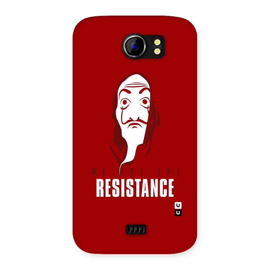 We Are Resistance Back Case for Micromax Canvas 2 A110