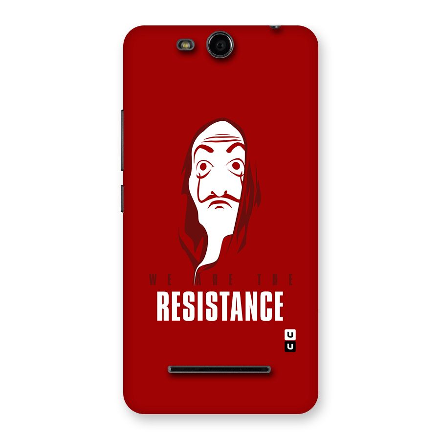 We Are Resistance Back Case for Micromax Canvas Juice 3 Q392