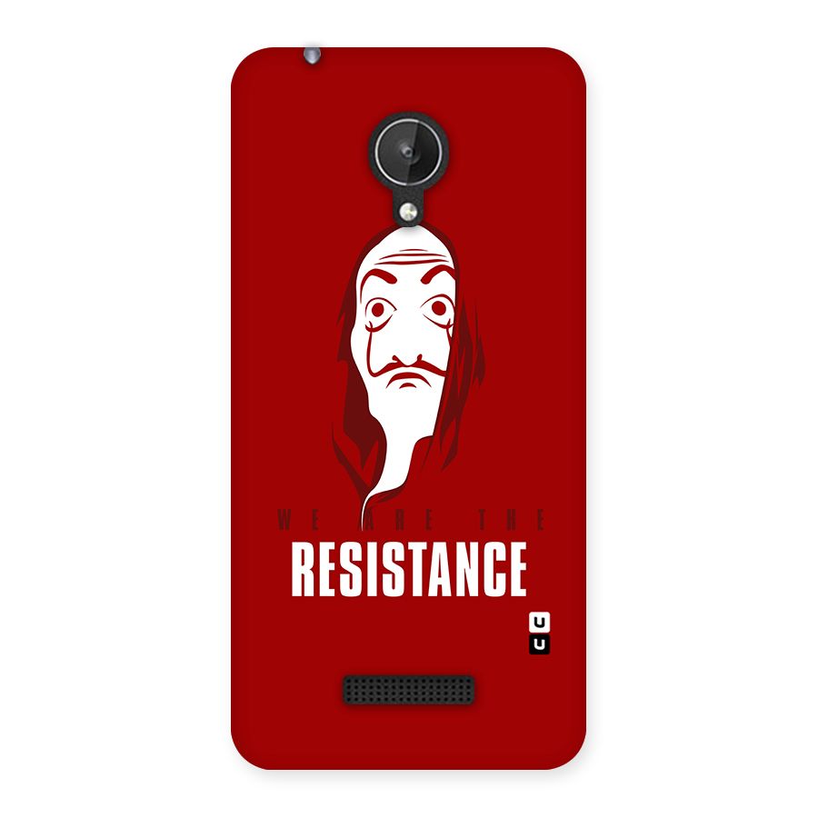 We Are Resistance Back Case for Micromax Canvas Spark Q380