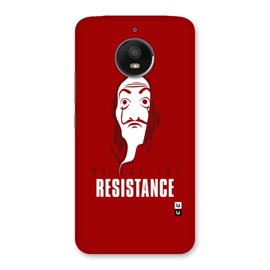 We Are Resistance Back Case for Moto E4 Plus
