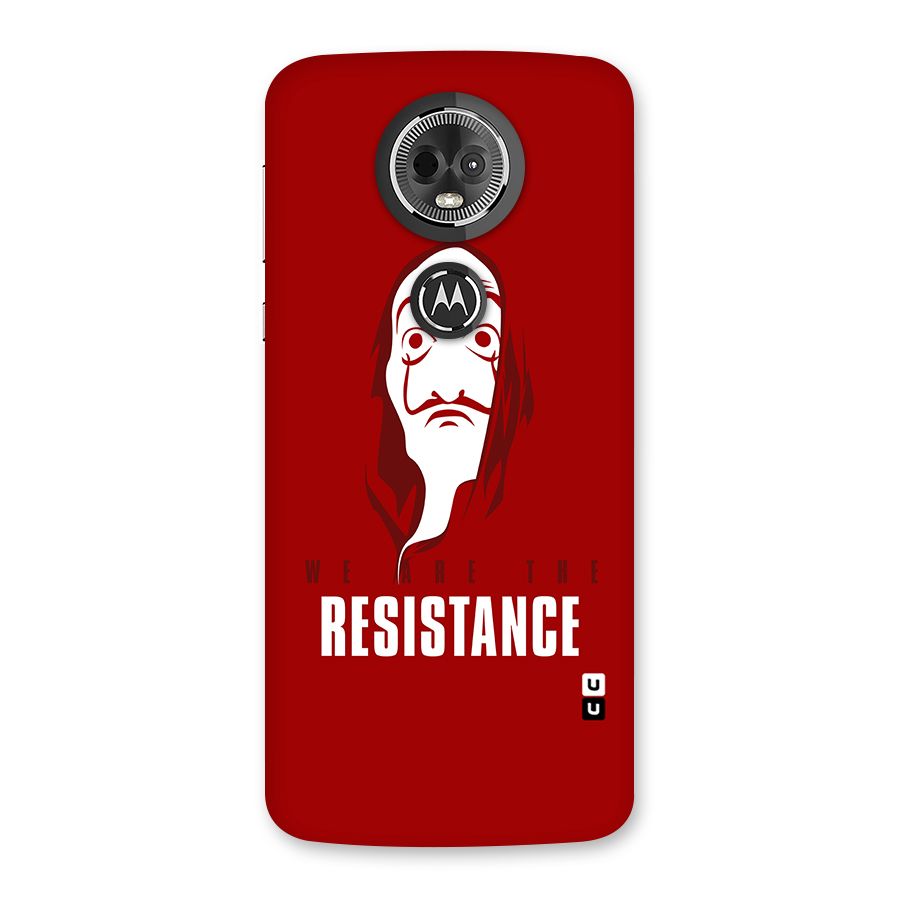 We Are Resistance Back Case for Moto E5 Plus