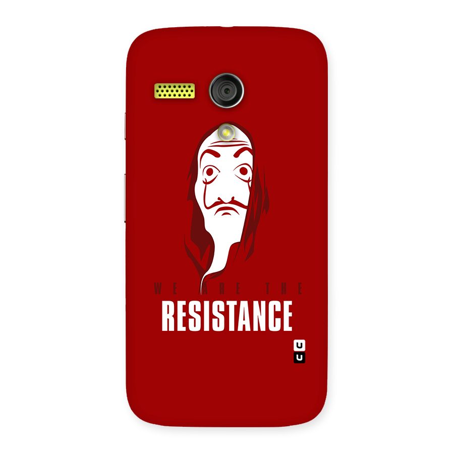 We Are Resistance Back Case for Moto G