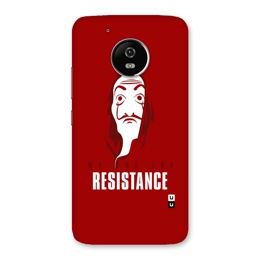We Are Resistance Back Case for Moto G5