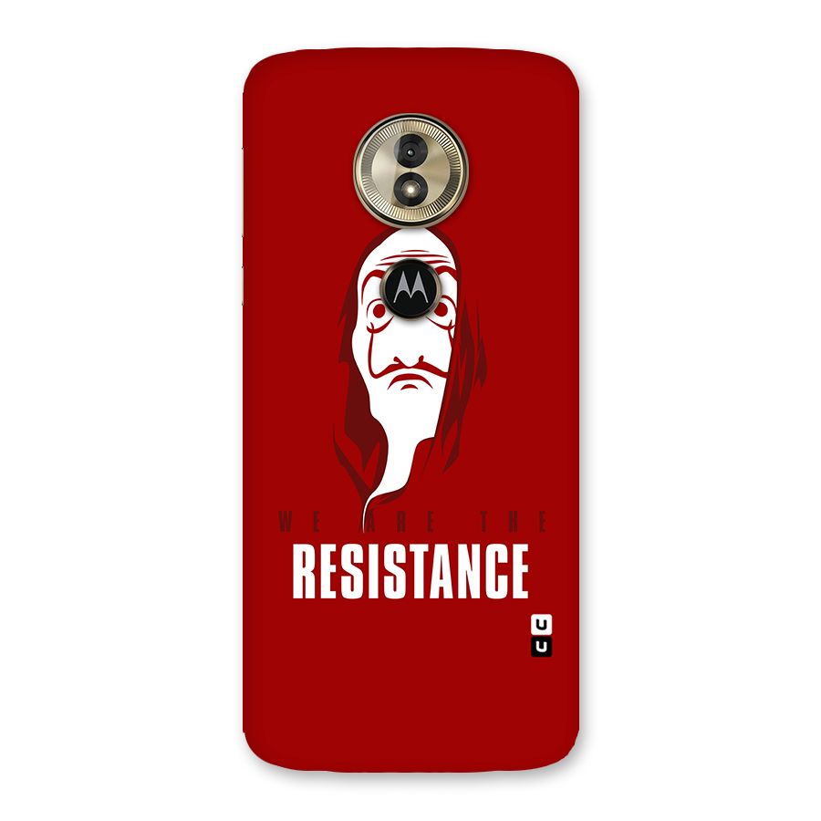 We Are Resistance Back Case for Moto G6 Play