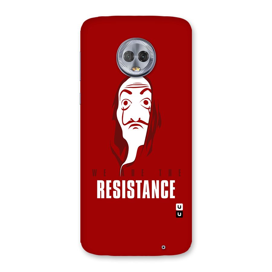 We Are Resistance Back Case for Moto G6 Plus