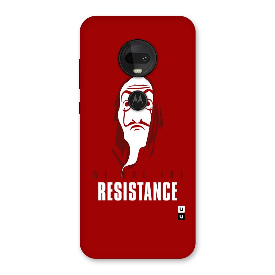 We Are Resistance Back Case for Moto G7
