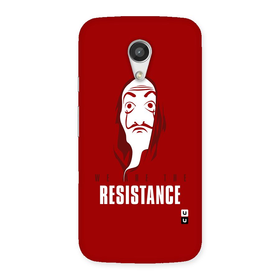 We Are Resistance Back Case for Moto G 2nd Gen