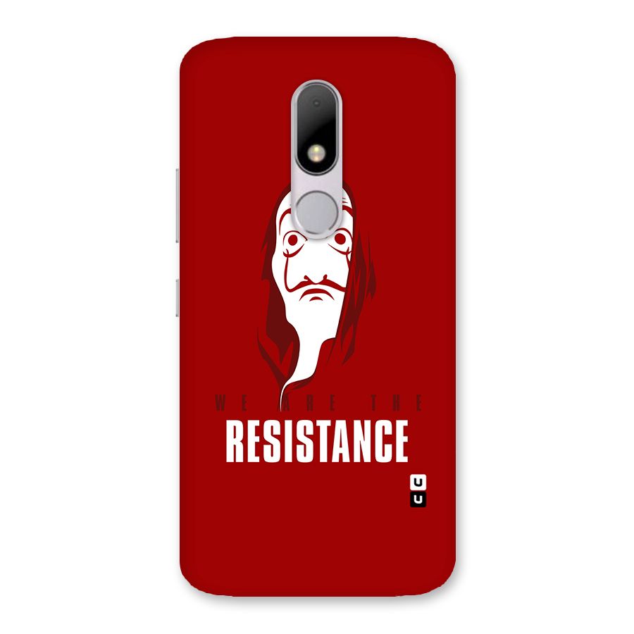 We Are Resistance Back Case for Moto M