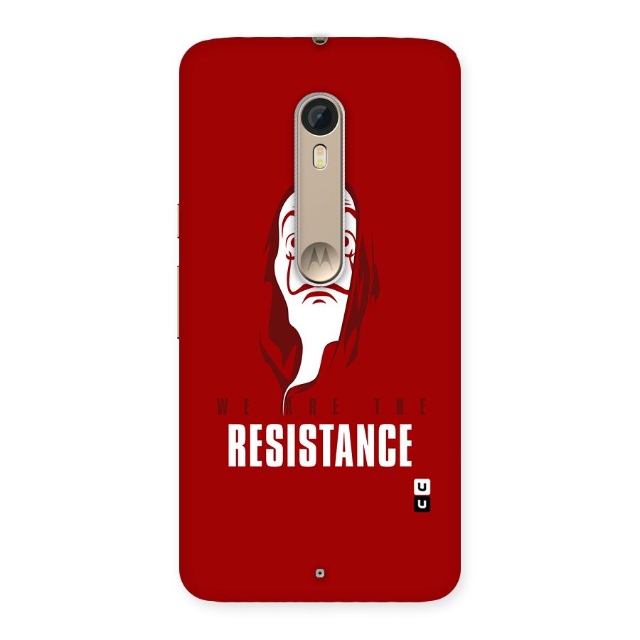 We Are Resistance Back Case for Motorola Moto X Style