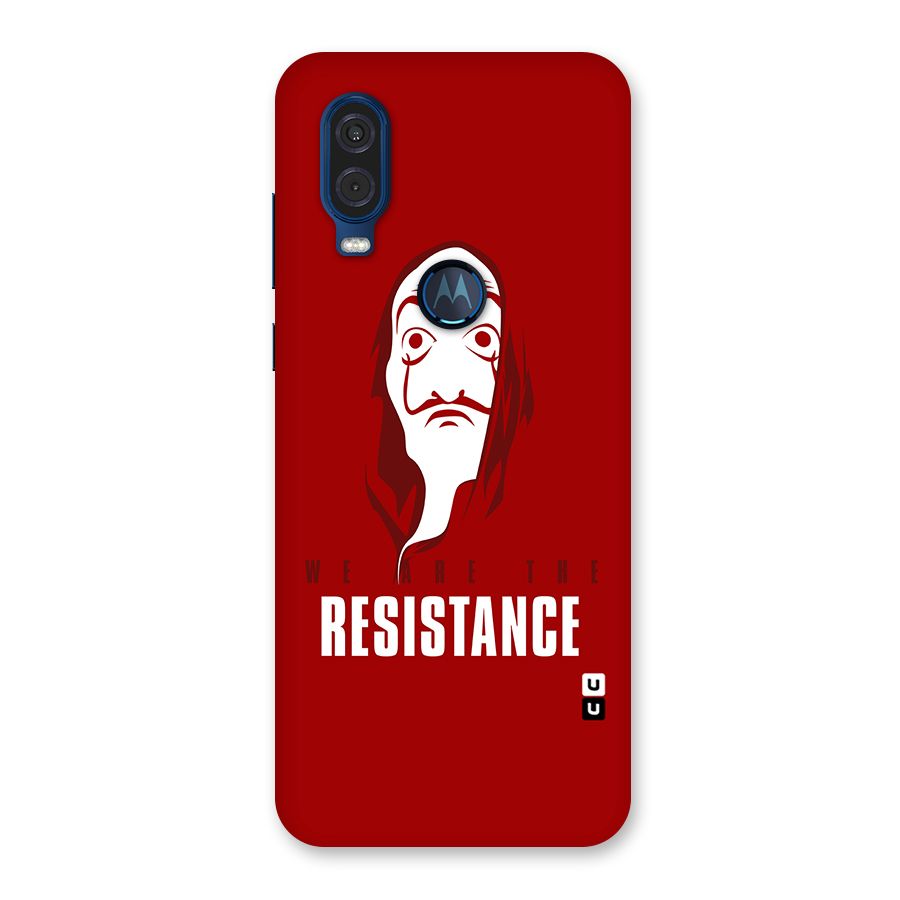We Are Resistance Back Case for Motorola One Vision
