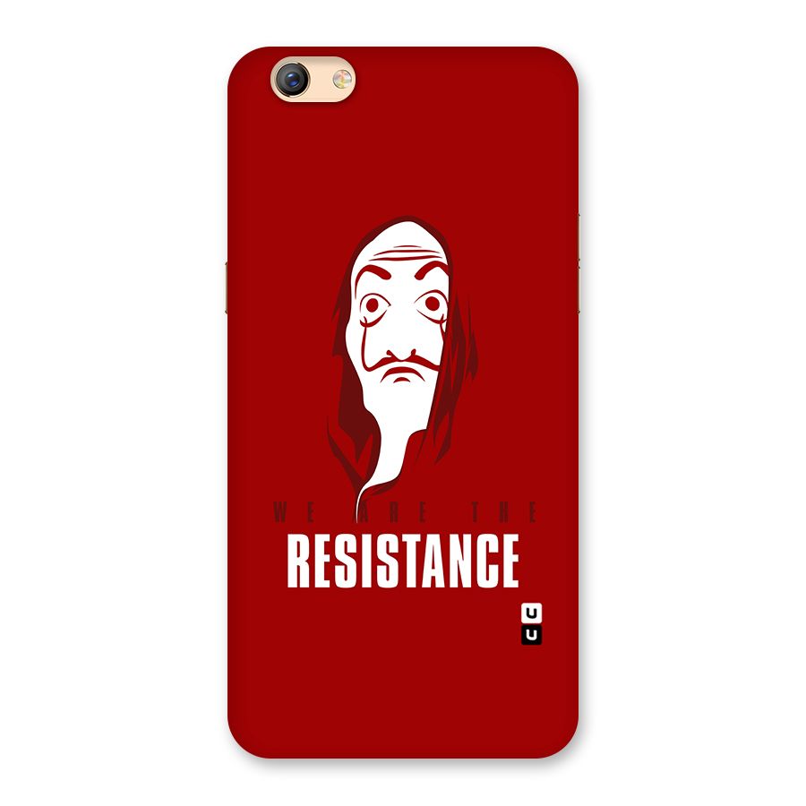 We Are Resistance Back Case for Oppo F3 Plus