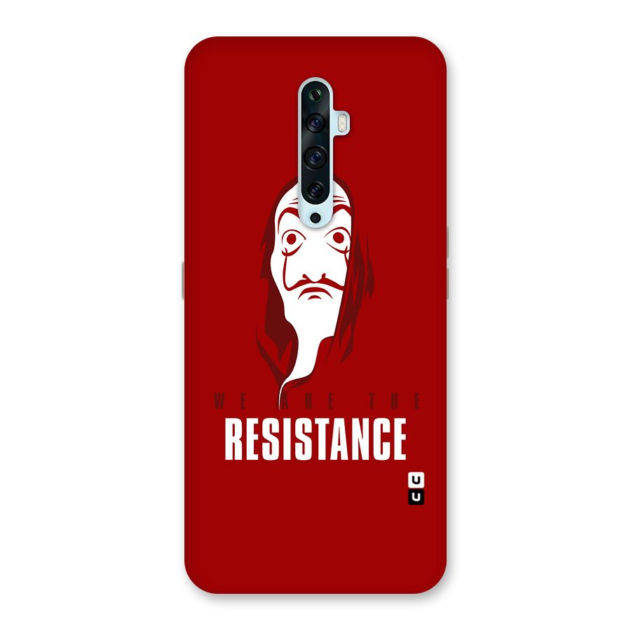 We Are Resistance Back Case for Oppo Reno2 F