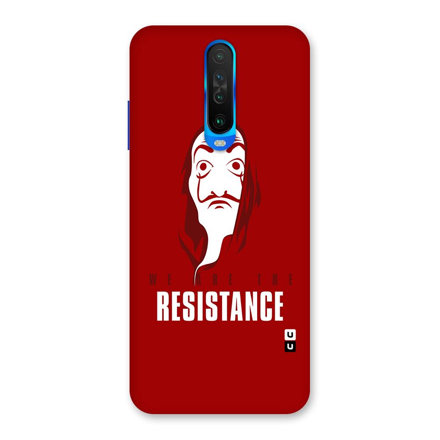 We Are Resistance Back Case for Poco X2