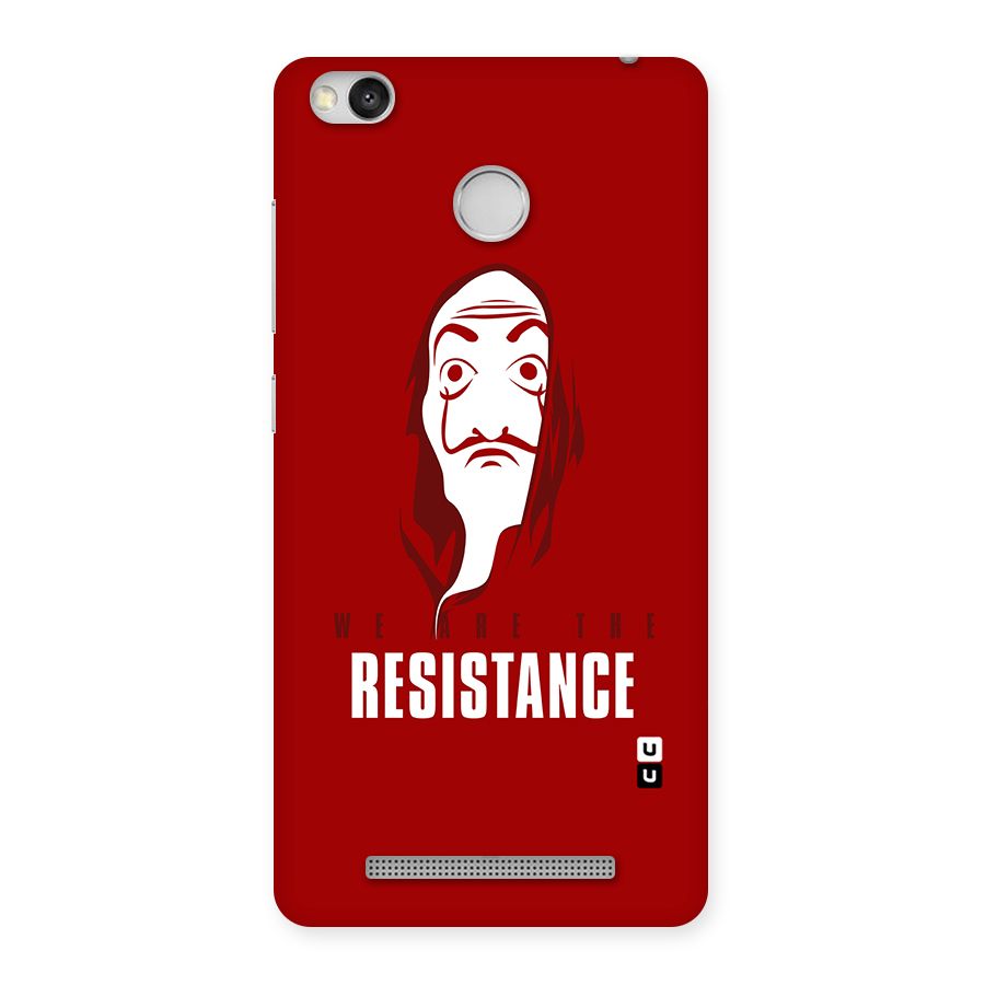 We Are Resistance Back Case for Redmi 3S Prime