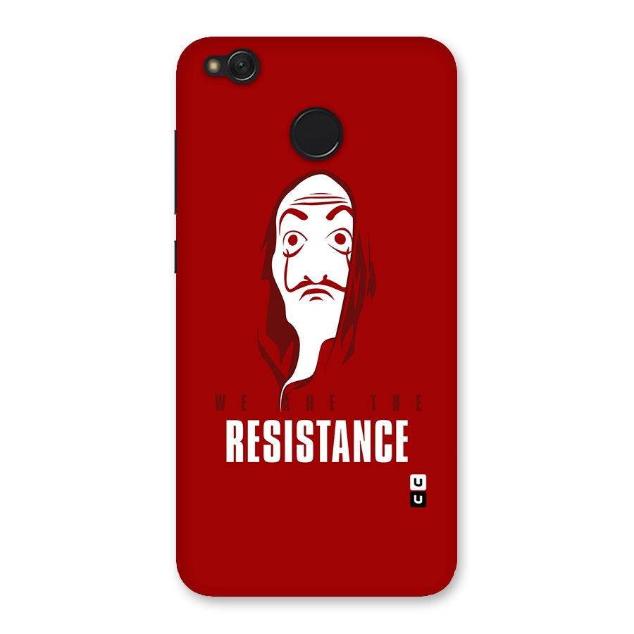 We Are Resistance Back Case for Redmi 4