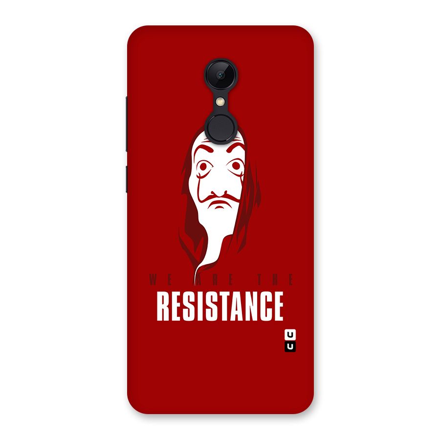 We Are Resistance Back Case for Redmi 5
