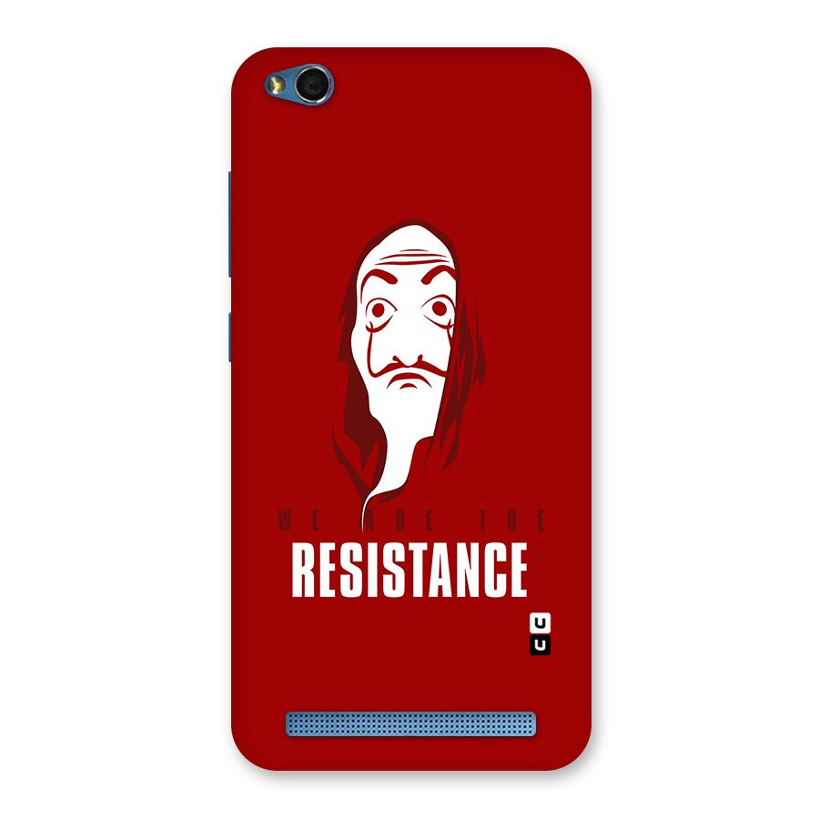 We Are Resistance Back Case for Redmi 5A