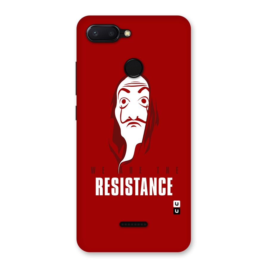 We Are Resistance Back Case for Redmi 6