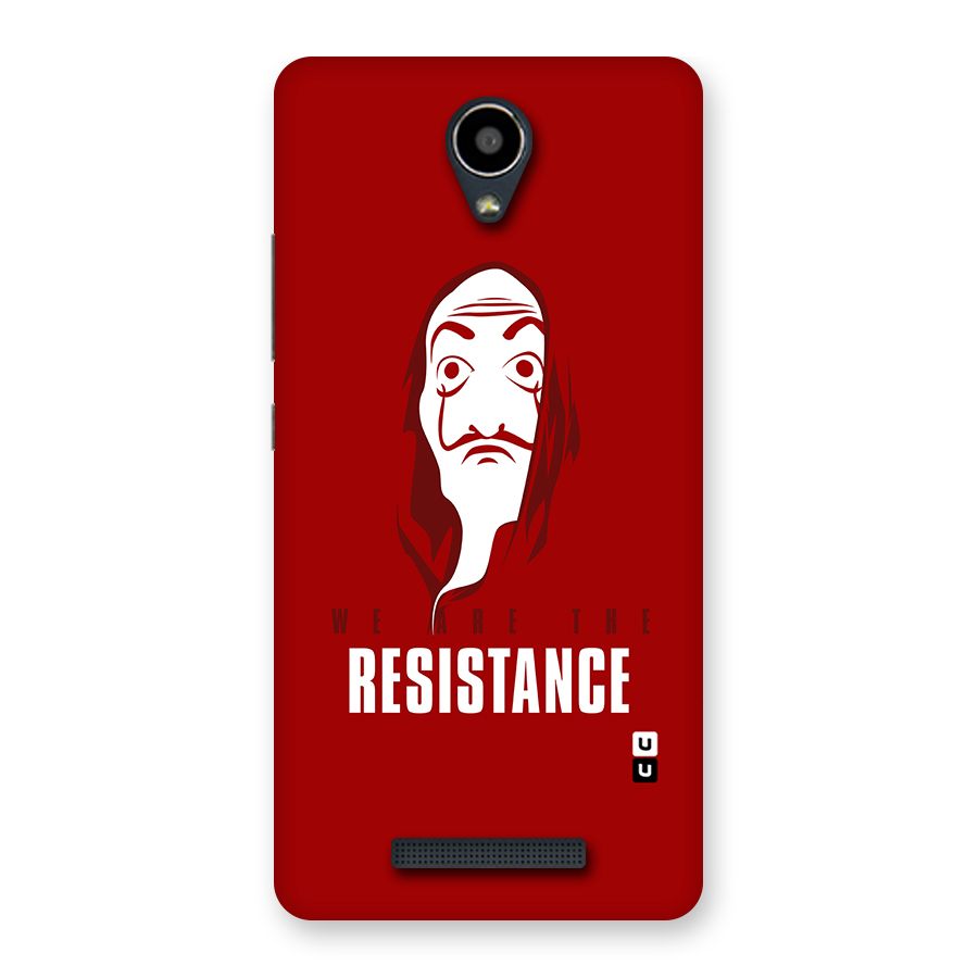 We Are Resistance Back Case for Redmi Note 2