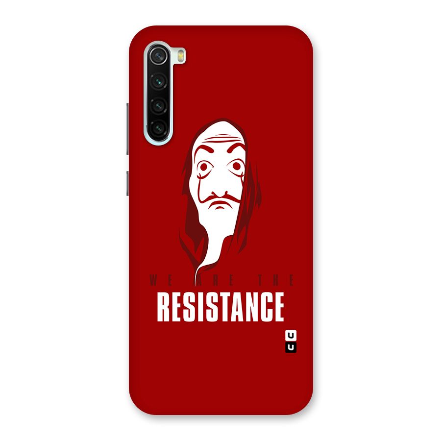 We Are Resistance Back Case for Redmi Note 8