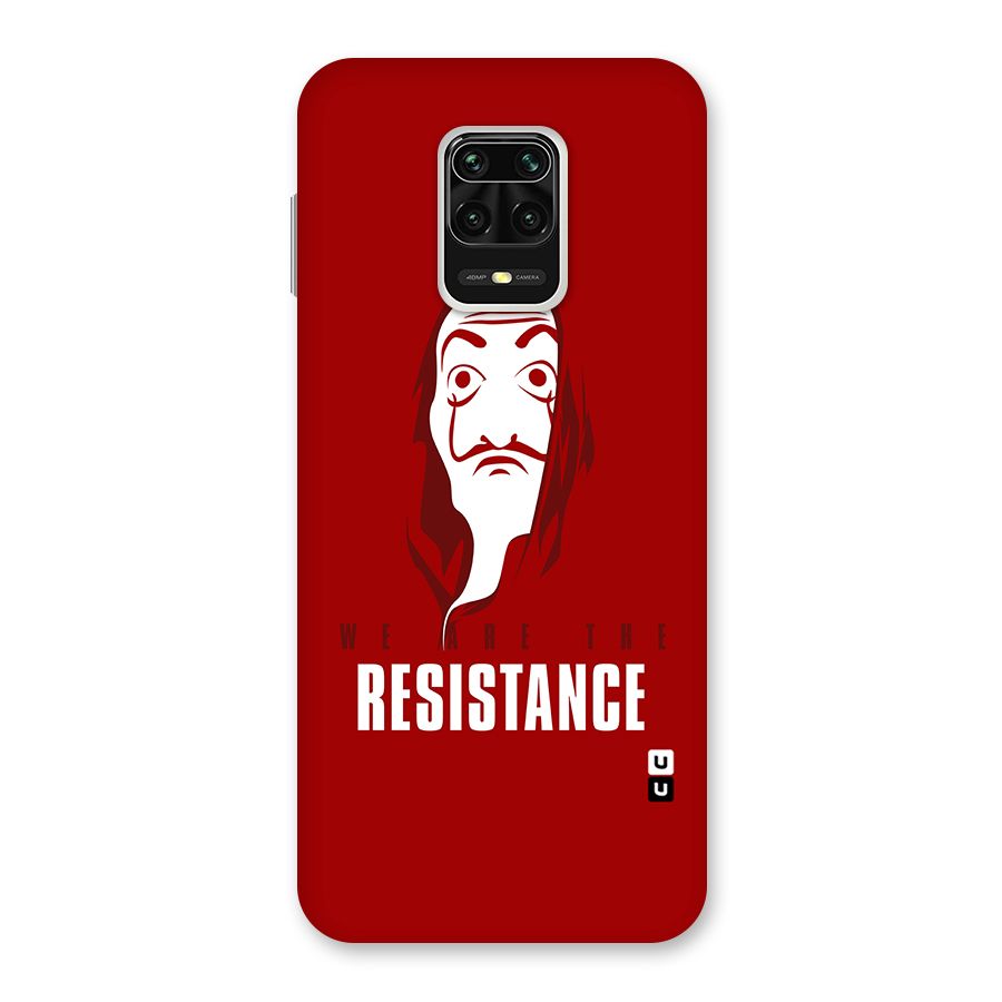 We Are Resistance Back Case for Redmi Note 9 Pro Max
