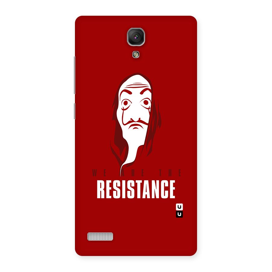 We Are Resistance Back Case for Redmi Note Prime
