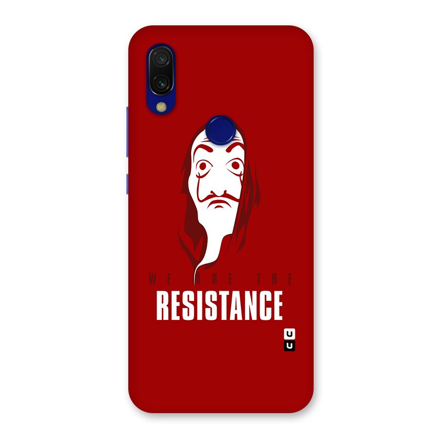 We Are Resistance Back Case for Redmi Y3