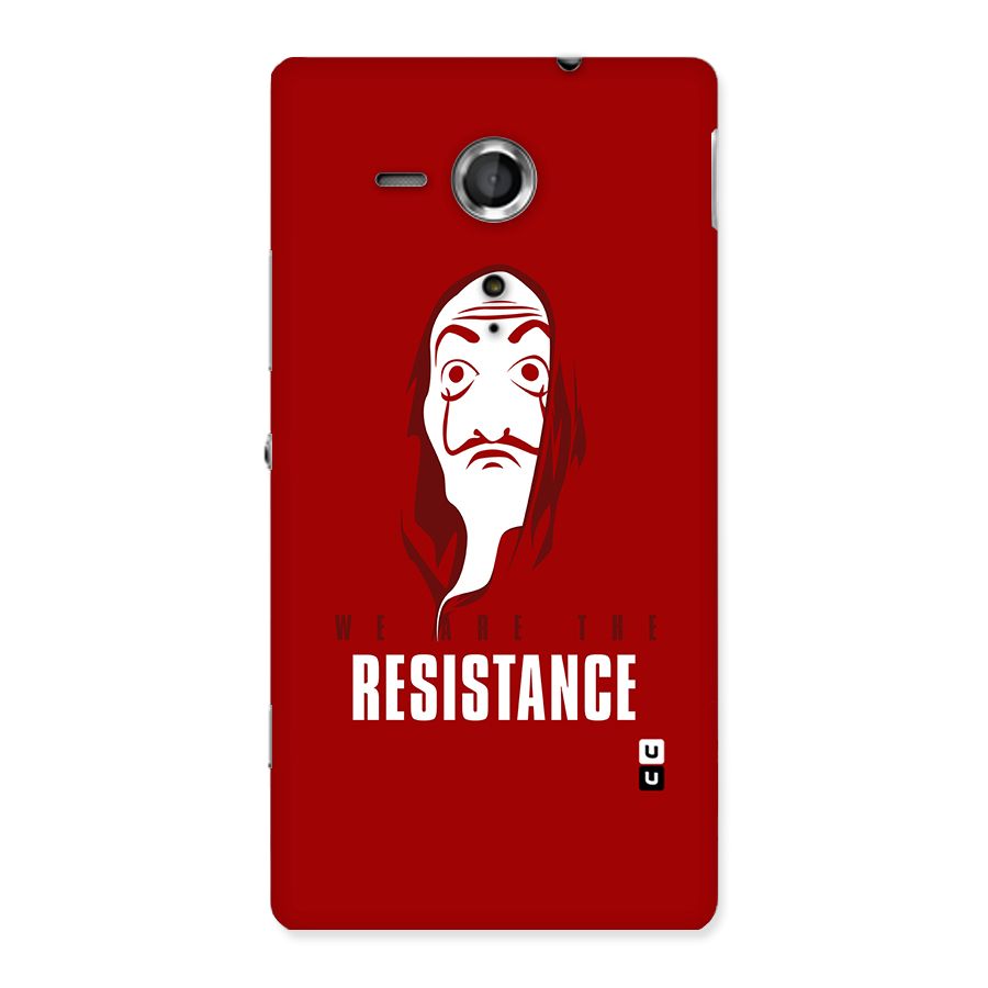 We Are Resistance Back Case for Sony Xperia SP