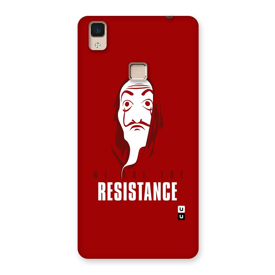 We Are Resistance Back Case for V3 Max