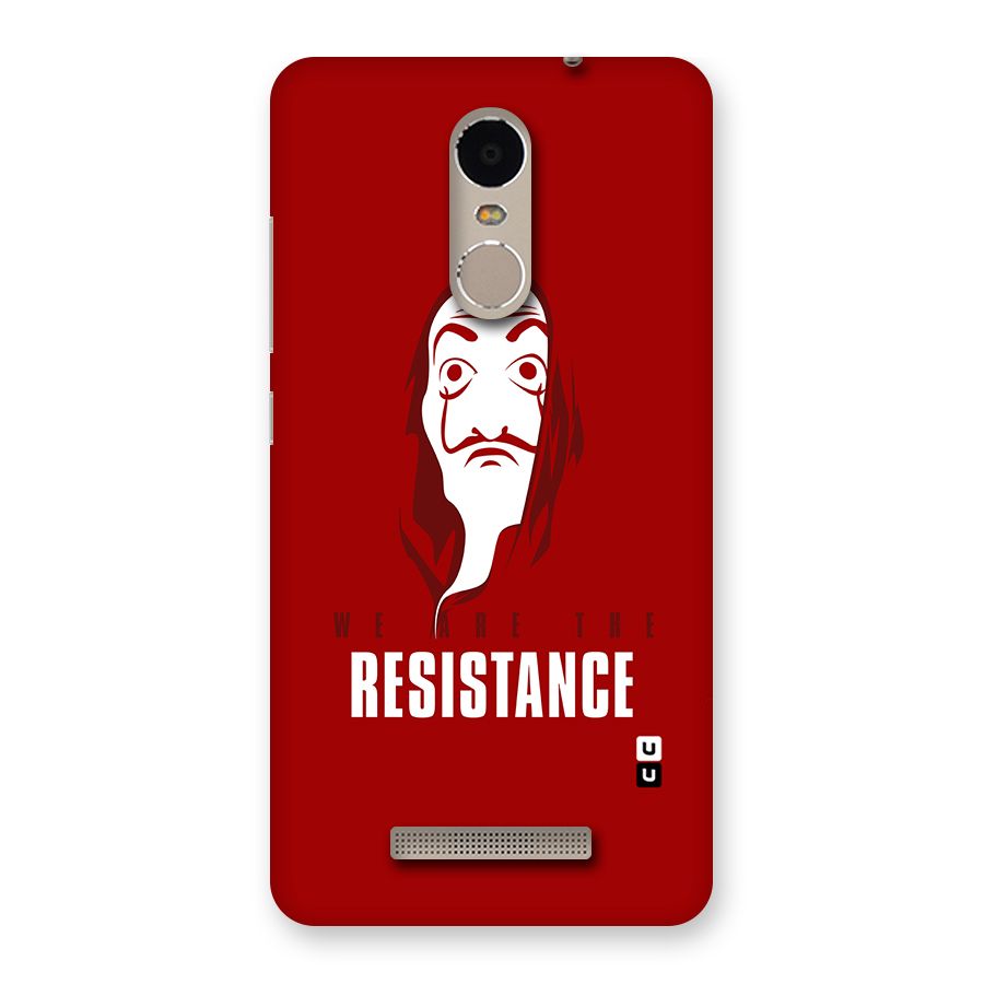 We Are Resistance Back Case for Xiaomi Redmi Note 3