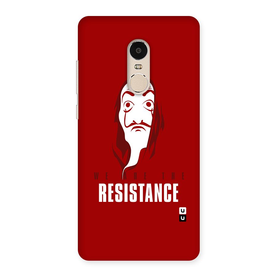 We Are Resistance Back Case for Xiaomi Redmi Note 4